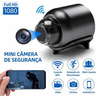 MicroVigi HD™ - Mini Câmara de Segurança Inteligente
