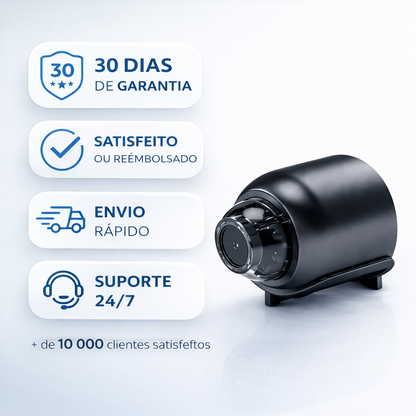 MicroVigi HD™ - Mini Câmara de Segurança Inteligente